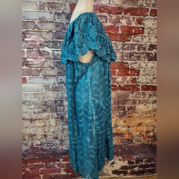 Soft Surroundings Senorita Eyelet Off The Shoulder Dress - Picture 4 of 11